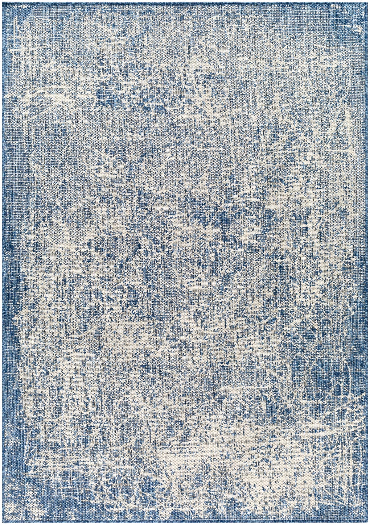 Katz Blue Outdoor Area Rug - Clearance