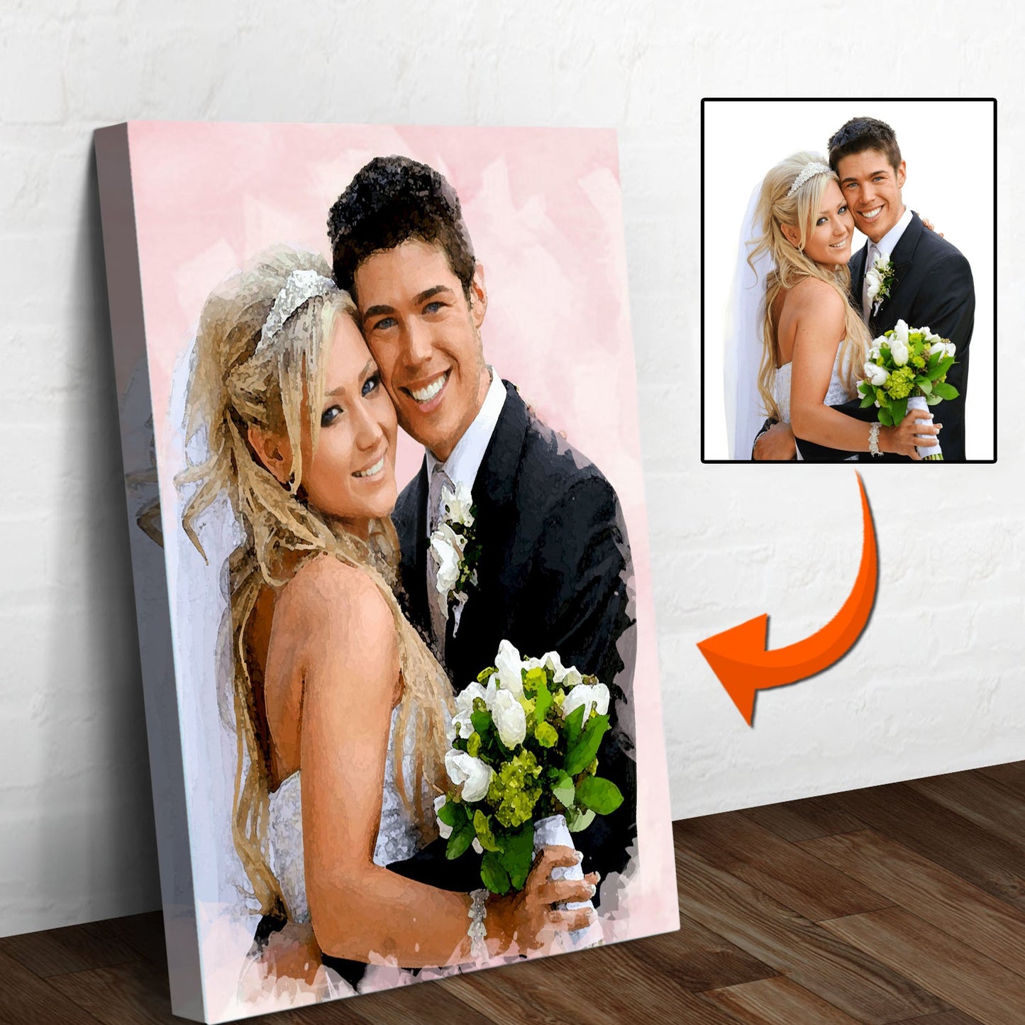 Couple Watercolor Sign II