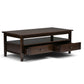 Warm Shaker Solid Wood Transitional Coffee Table