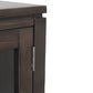 Cosmopolitan 72 Inch Wide Solid Wood TV Stand in Mahogany