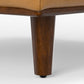 Morrison Ottoman in Sienna Genuine Leather