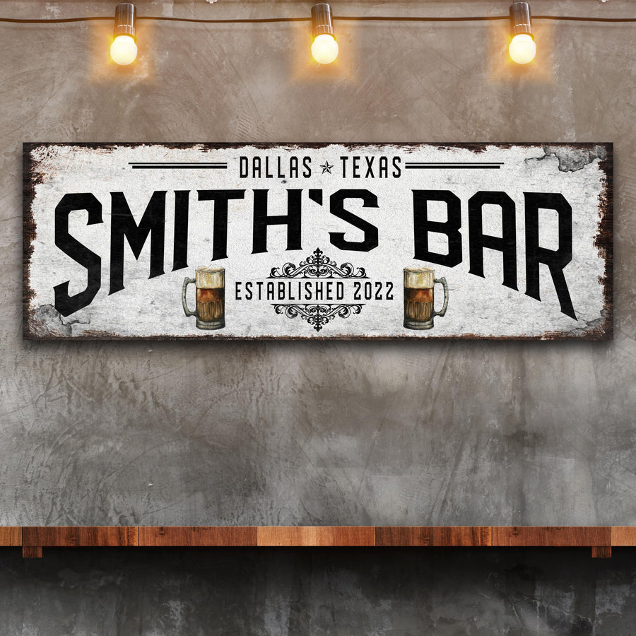 Rustic Bar Sign II