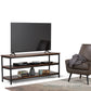 Skyler 60 Inch Wide Solid Mango Wood TV Stand in Dark