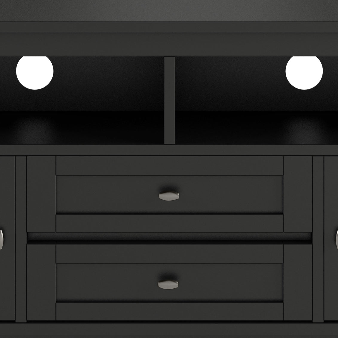 Warm Shaker 72 Inch Wide Solid Wood TV Stand