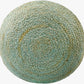 Jenkinjones Knitted Aqua Jute Pouf