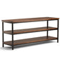 Skyler 60 Inch Wide Solid Mango Wood TV Stand in Dark
