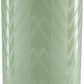 Flynn Green Chevron Glass Decorative Accent - Clearance