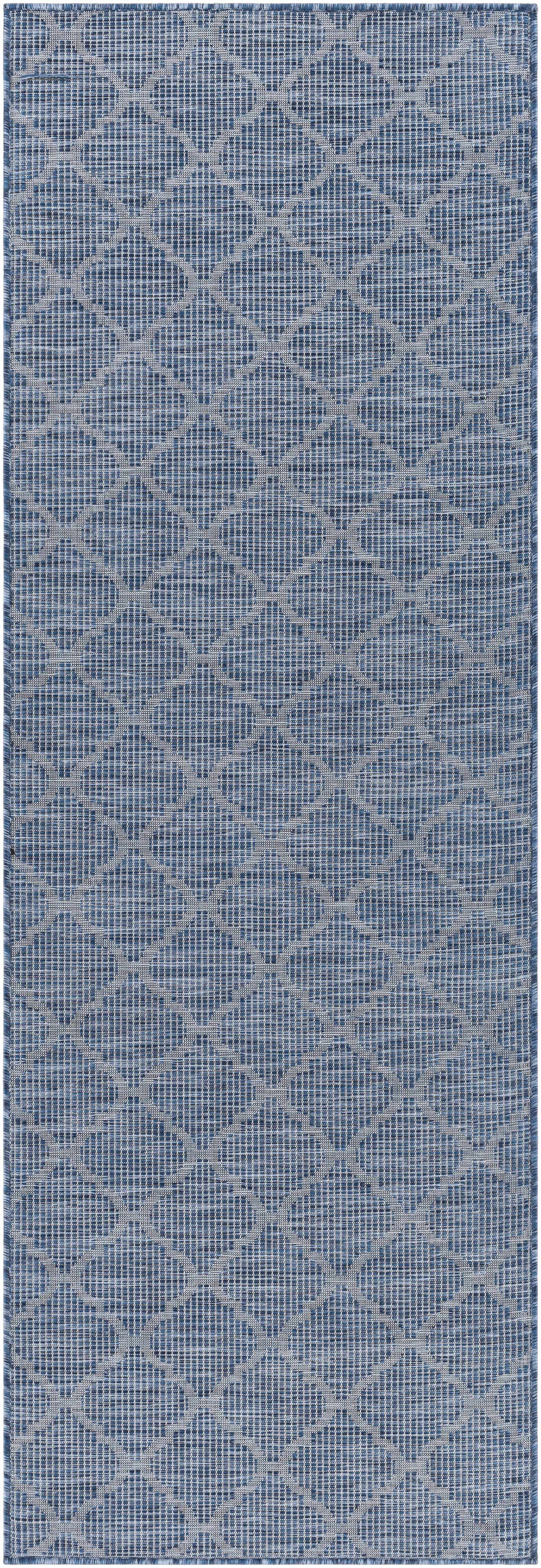 Blue Moolap Outdoor Rug - Clearance