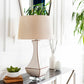 Tuka Tan Ceramic Table Lamp - Clearance