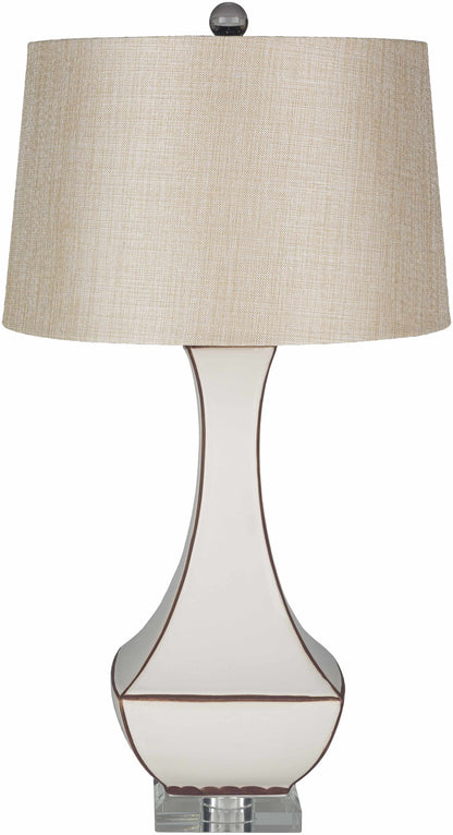 Tuka Tan Ceramic Table Lamp - Clearance