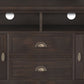 Redmond 72 Inch Wide Solid Wood TV Stand in Brunette