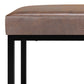 Reynolds Small Bench - Distressed Chestnut