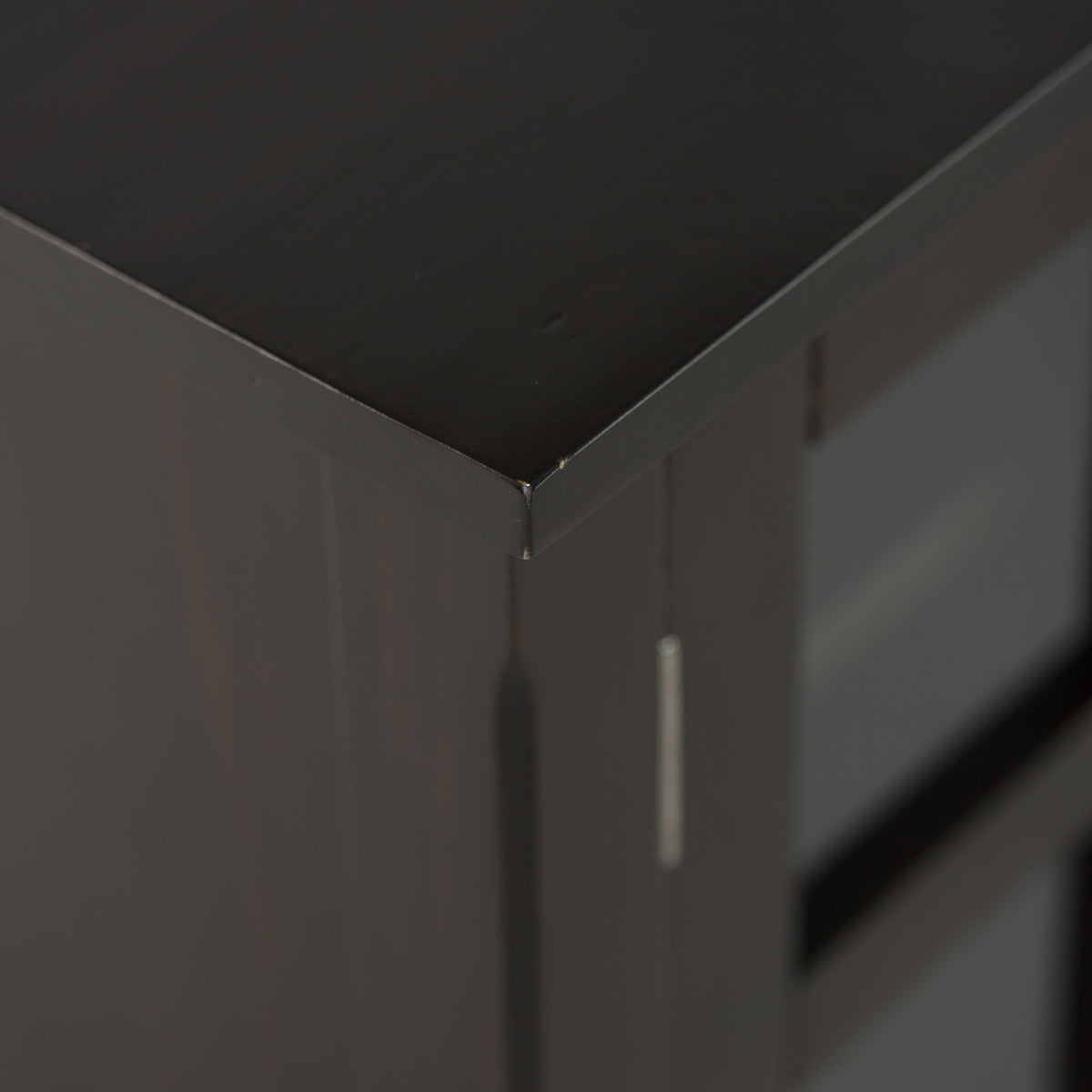 Kitchener 60 Inch Wide Solid Wood TV Stand in Hickory