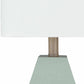 Umaganhan Aqua Ceramic Table Lamp