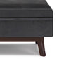 Owen 36 Inch Wide Small Rectangular Storage Ottoman