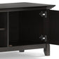 Amherst 72 Inch Wide Solid Wood Low TV Stand in Hickory