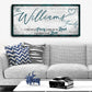 Crazy Lousd Lave Family Name Sign