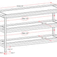 Skyler 60 Inch Wide Solid Mango Wood TV Stand in Dark