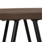 Simeon - 26" Metal Counter Height Stool with Wood Seat (Set of 2) - Cocoa
