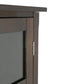 Avalon 22 Inch Wide Solid Wood 12-Bottle Wine Rack Storage Cabinet