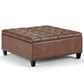 Harrison 36 Inch Wide Coffee Table Storage Ottoman