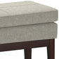 Carlson Small Ottoman Bench in Greige