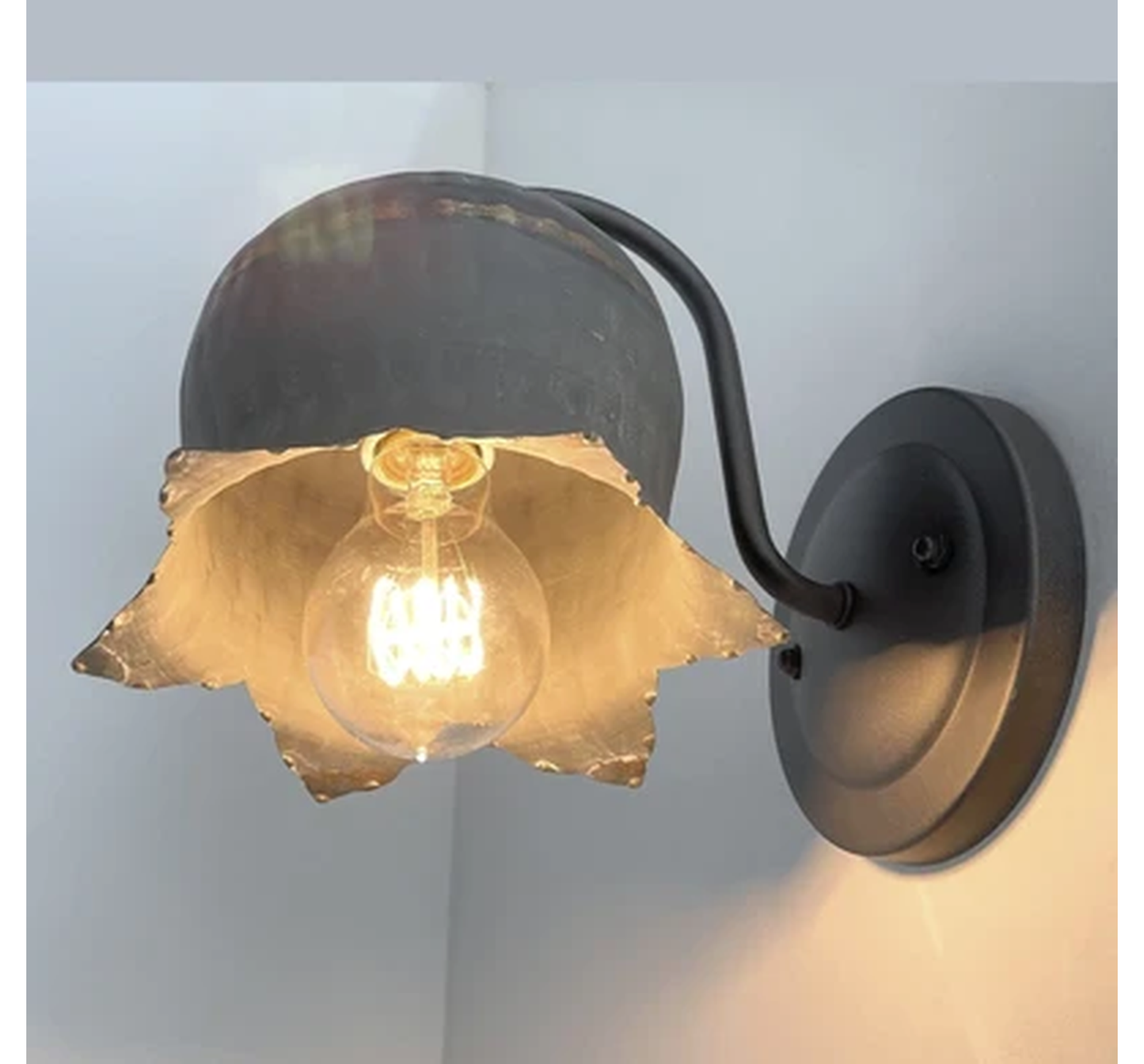 Lotus Farmhouse Wall Sconce Light