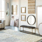 Brookesmith Cream Fringed Patterned Wall Hanging