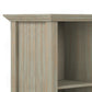 Acadian 57 Inch Wide Solid Wood 8 Cube Storage Sofa Table