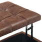 Harrison 36 Inch Wide Coffee Table Storage Ottoman