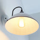 Large White Enamel Wall Sconce Light