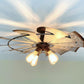 Farmhouse Windmill STATIONARY Ceiling Light | 30" Flush Mount