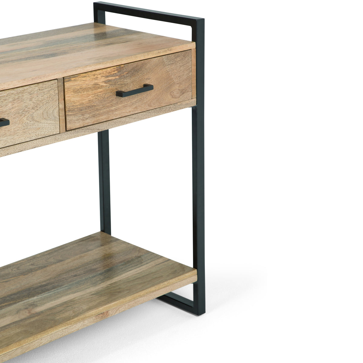Riverside 54 Inch Wide Solid Mango Wood Console Sofa Table