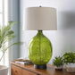 Westview Lime Green Glass Table Lamp - Clearance
