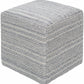 Waterfall Woven Cotton Pouf