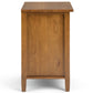 Warm Shaker Solid Wood 24 inch Wide Transitional Nightstand