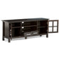 Kitchener 60 Inch Wide Solid Wood TV Stand in Hickory