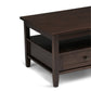 Warm Shaker Solid Wood Transitional Coffee Table