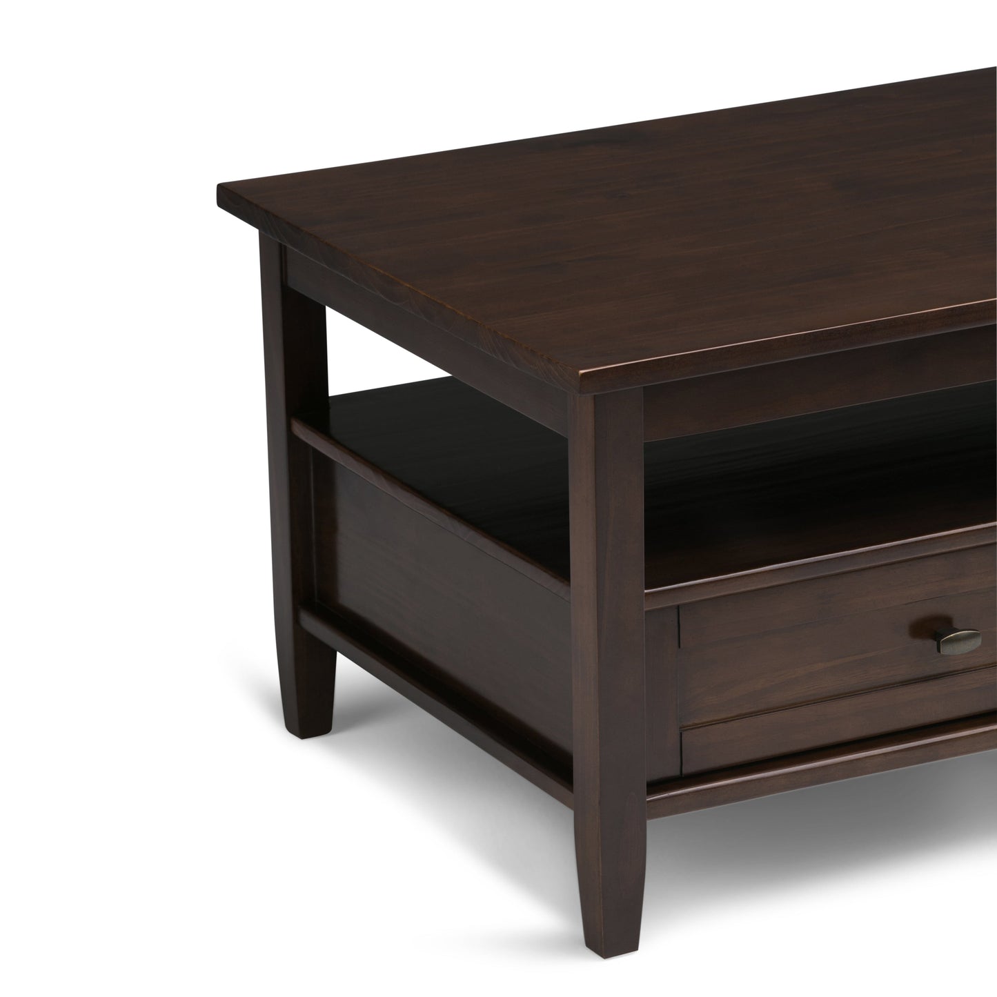 Warm Shaker Solid Wood Transitional Coffee Table