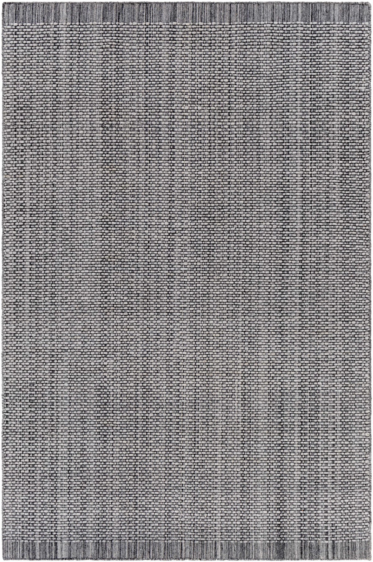 Hand Loomed Light Gray Area Rug - Clearance