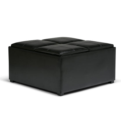 Avalon Square Coffee Table Storage Ottoman