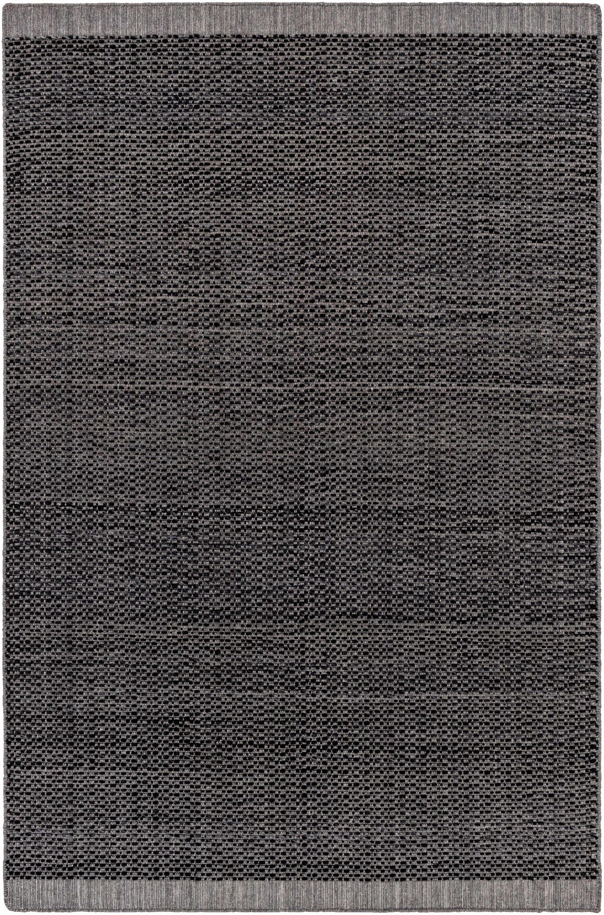 Yong Hand Loomed Black Rug - Clearance