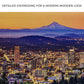 Portland Oregon Skyline Canvas Wall Art